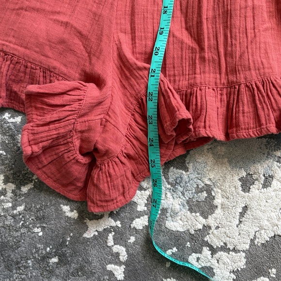 BP Rustic Colored Ruffle Romper Size Small - Picture 9 of 15